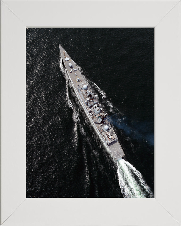 HMS York D98 Type 42 Destroyer July 2012 From Above