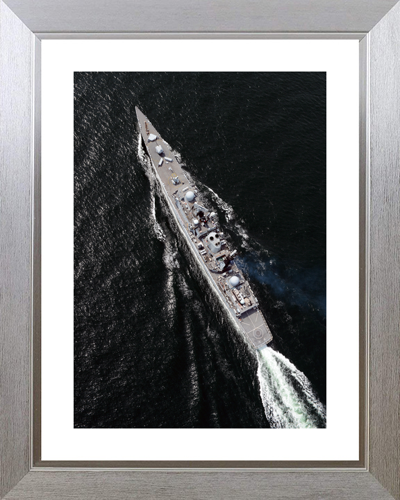 HMS York D98 Type 42 Destroyer July 2012 From Above