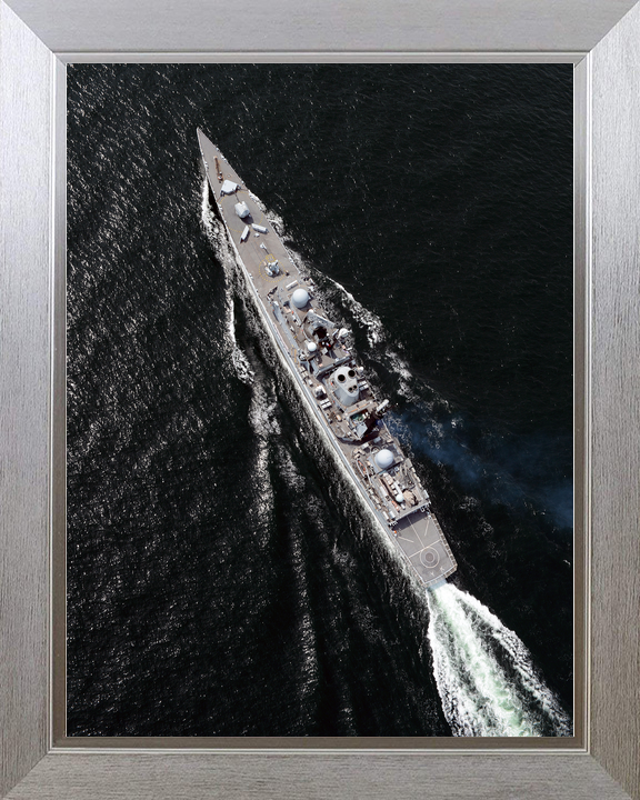 HMS York D98 Type 42 Destroyer July 2012 From Above