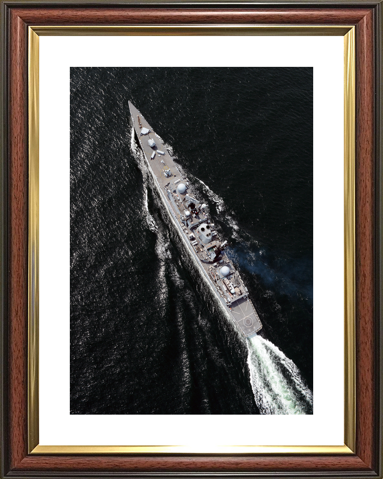 HMS York D98 Type 42 Destroyer July 2012 From Above