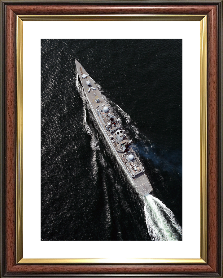 HMS York D98 Type 42 Destroyer July 2012 From Above
