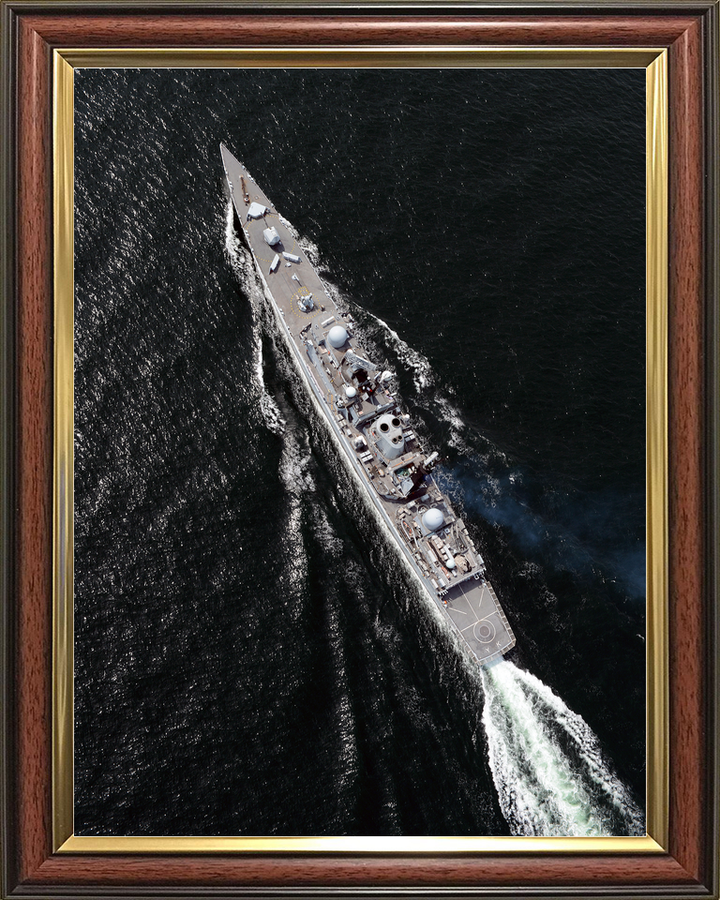 HMS York D98 Type 42 Destroyer July 2012 From Above