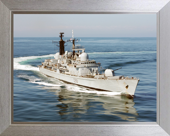 HMS York D98 Type 42 Destroyer October 2005 Turning to Port