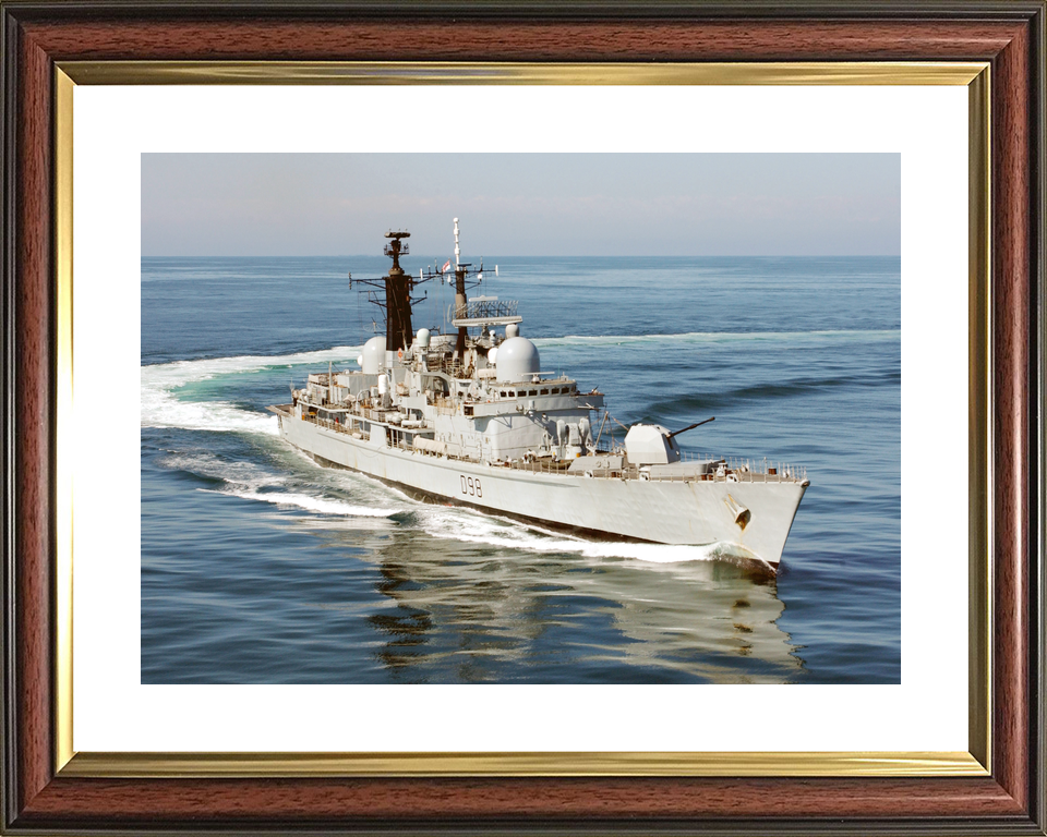 HMS York D98 Type 42 Destroyer October 2005 Turning to Port