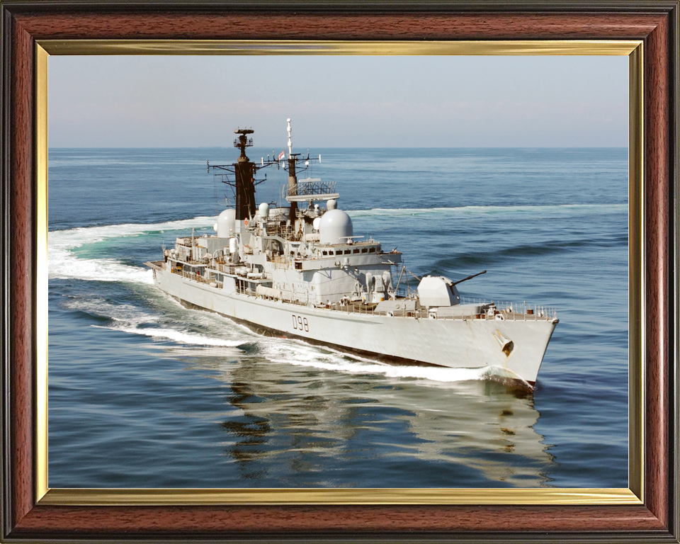 HMS York D98 Type 42 Destroyer October 2005 Turning to Port