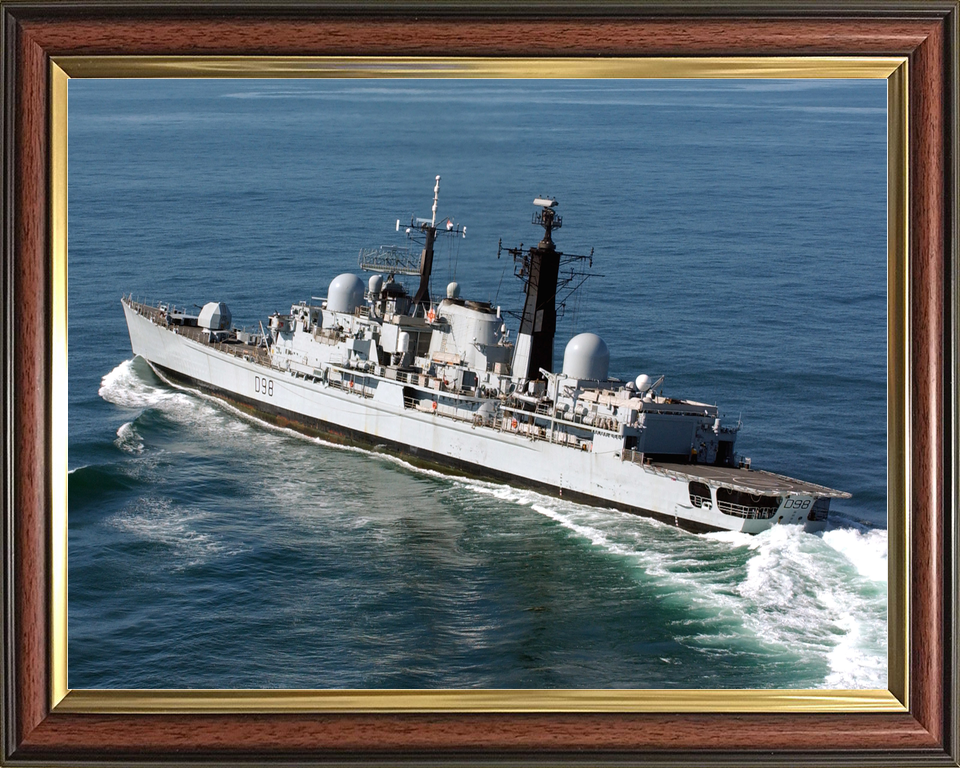 HMS York D98 Type 42 Destroyer October 2005 Port Side View Photo Print - Posters, Prints, & Visual Artwork - by Hampshire Prints (image 9 of 9)