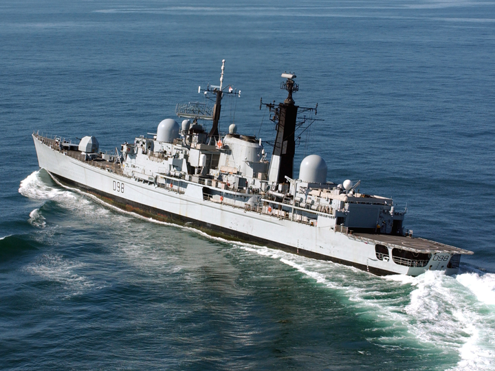 HMS York D98 Type 42 Destroyer October 2005 Port Side View Photo Print - Posters, Prints, & Visual Artwork - by Hampshire Prints (image 1 of 9)