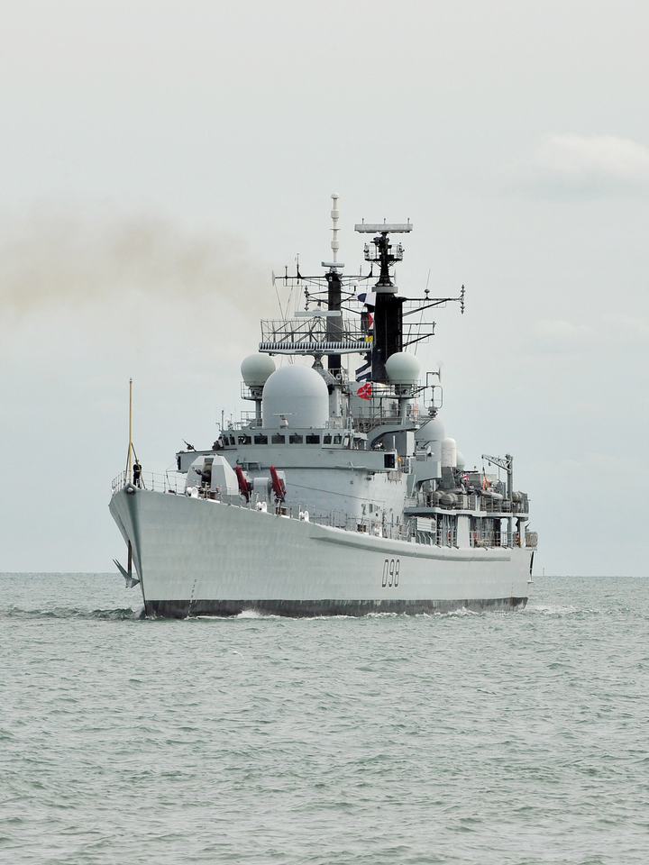 HMS York D98 Type 42 Destroyer September 2012