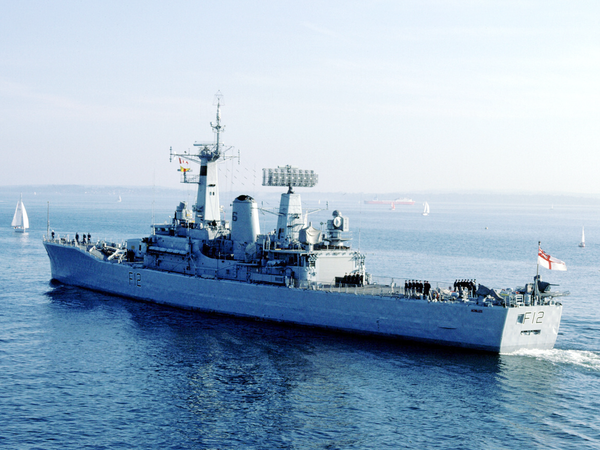 HMS Achilles F12 Leander Class Frigate May 1987
