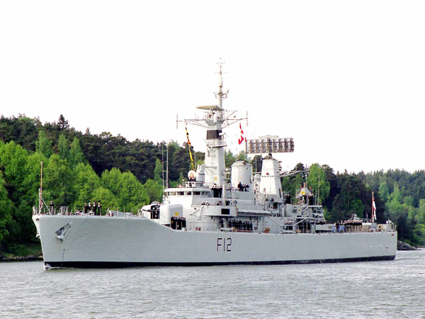 HMS Achilles F12 Leander Class Frigate May 1989
