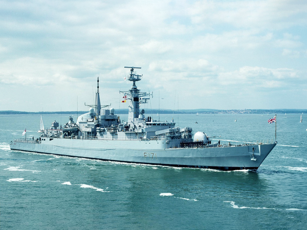 HMS Active F171 Type 21 Frigate June 1994