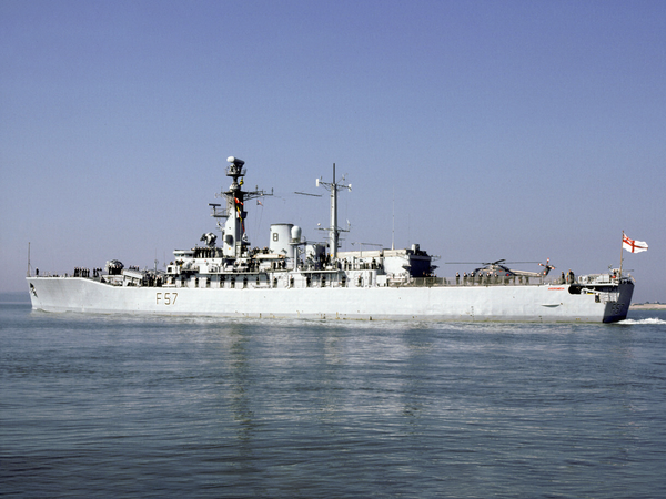 HMS Andromeda F57 Leander Class Frigate July 1987