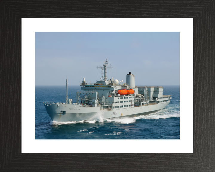 RFA Fort Austin A386 Fort Rosalie Class Ship Port Side View Photo Print - Posters, Prints, & Visual Artwork - by Hampshire Prints (image 2 of 9)