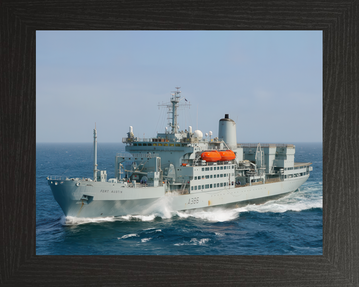RFA Fort Austin A386 Fort Rosalie Class Ship Port Side View Photo Print - Posters, Prints, & Visual Artwork - by Hampshire Prints (image 3 of 9)