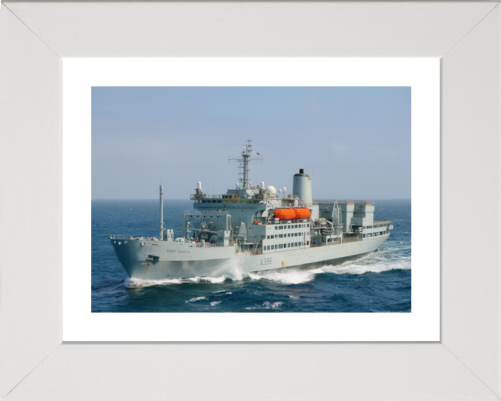 RFA Fort Austin A386 Fort Rosalie Class Ship Port Side View Photo Print - Posters, Prints, & Visual Artwork - by Hampshire Prints (image 4 of 9)