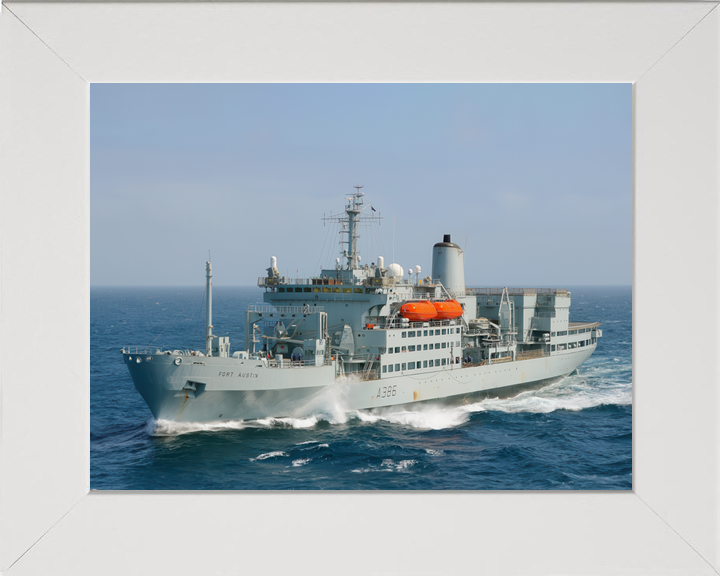 RFA Fort Austin A386 Fort Rosalie Class Ship Port Side View Photo Print - Posters, Prints, & Visual Artwork - by Hampshire Prints (image 5 of 9)