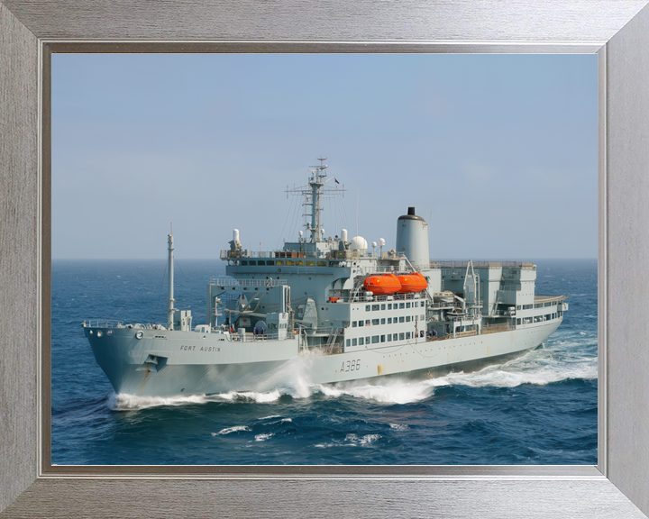 RFA Fort Austin A386 Fort Rosalie Class Ship Port Side View Photo Print - Posters, Prints, & Visual Artwork - by Hampshire Prints (image 7 of 9)