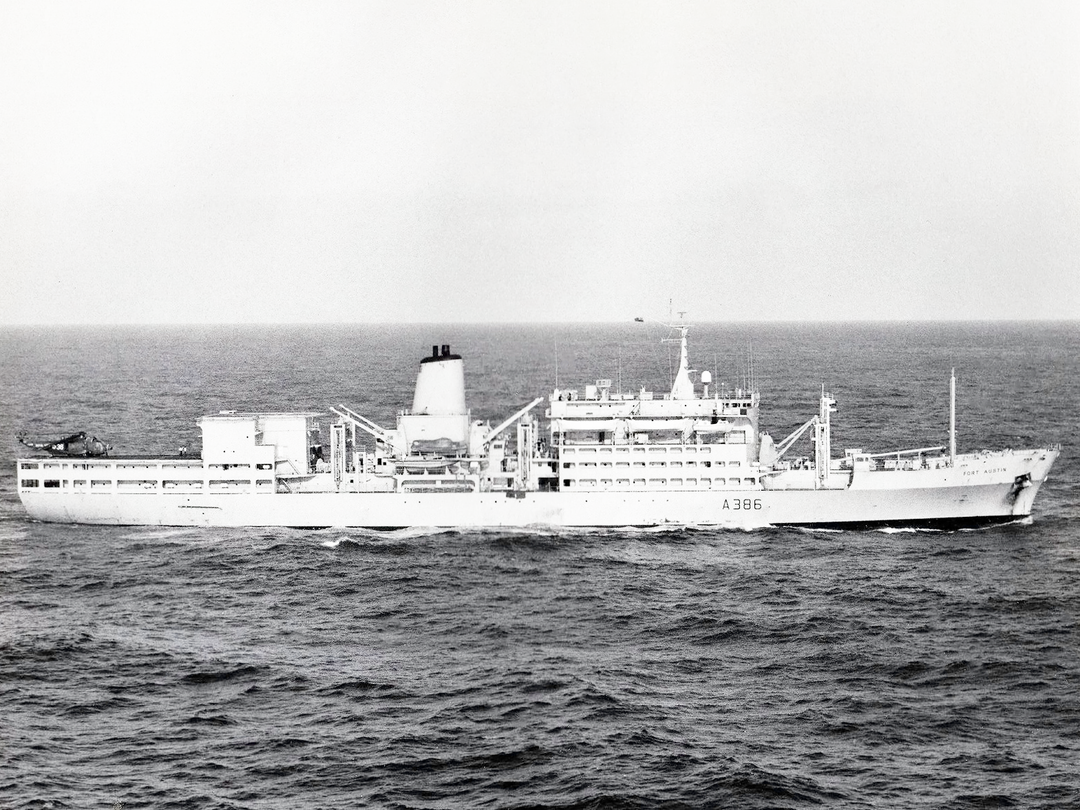 RFA Fort Austin A386 Fort Rosalie Class Ship 1985 Photo Print - Posters, Prints, & Visual Artwork - by Hampshire Prints (image 1 of 9)