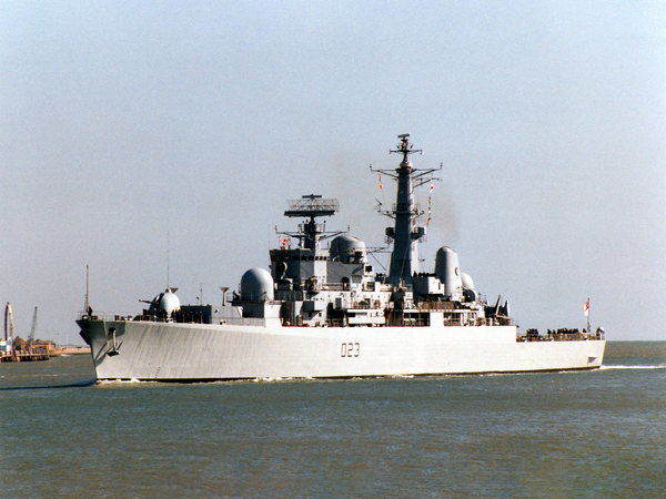HMS Bristol D23 Type 82 Destroyer 1986