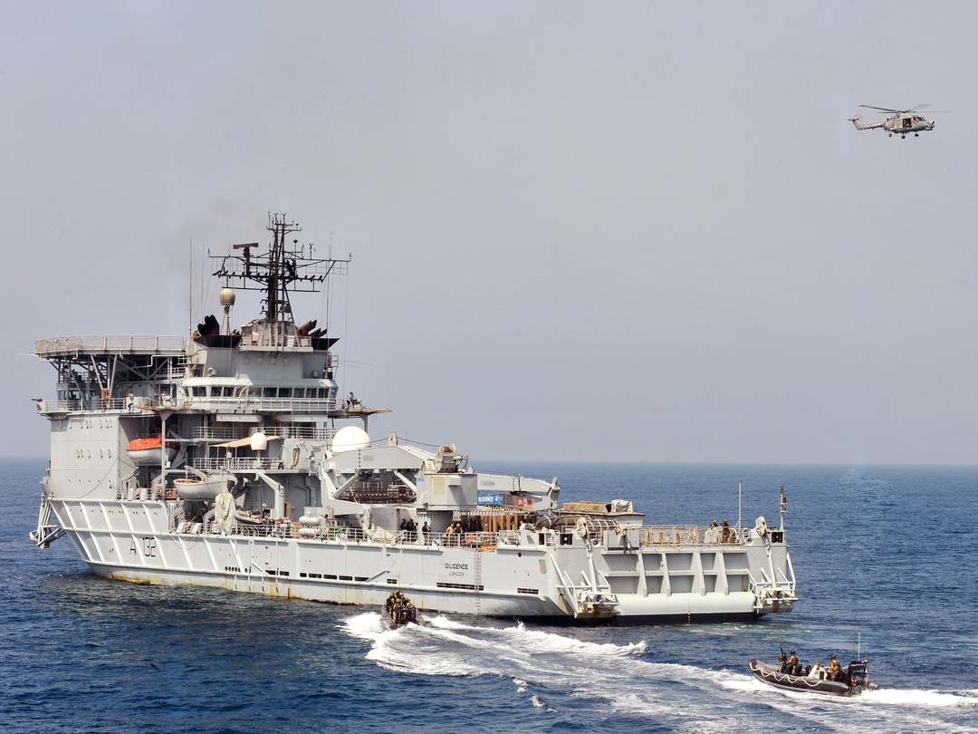 RFA Diligence A132 Forward Repair Ship September 2011