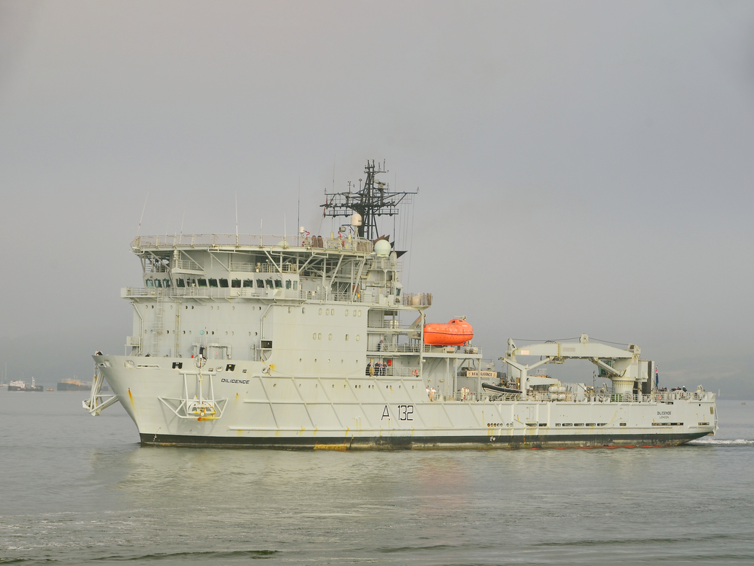 RFA Diligence A132 Forward Repair Ship September 2014