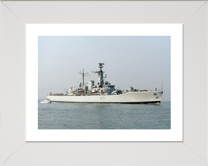 HMS Scylla F71 Leander Class Frigate May 1989 Photo Print - Posters, Prints, & Visual Artwork - by Hampshire Prints (image 4 of 9)
