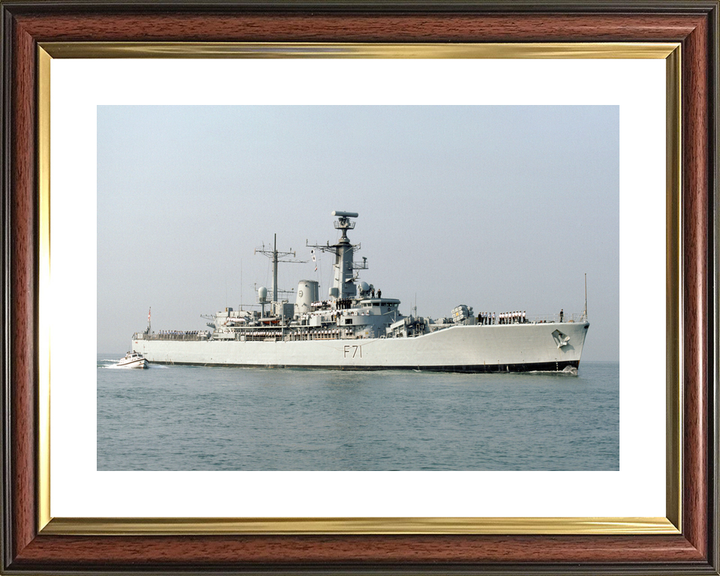 HMS Scylla F71 Leander Class Frigate May 1989 Photo Print - Posters, Prints, & Visual Artwork - by Hampshire Prints (image 8 of 9)
