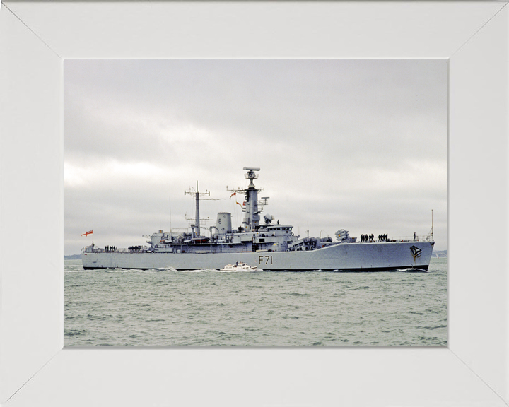 HMS Scylla F71 Leander Class Frigate September 1989 Photo Print - Posters, Prints, & Visual Artwork - by Hampshire Prints (image 5 of 9)