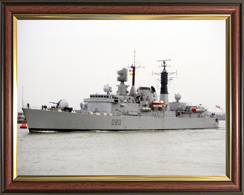 HMS Sheffield D80 Type 42 Destroyer November 1980 Photo Print - Posters, Prints, & Visual Artwork - by Hampshire Prints (image 9 of 9)