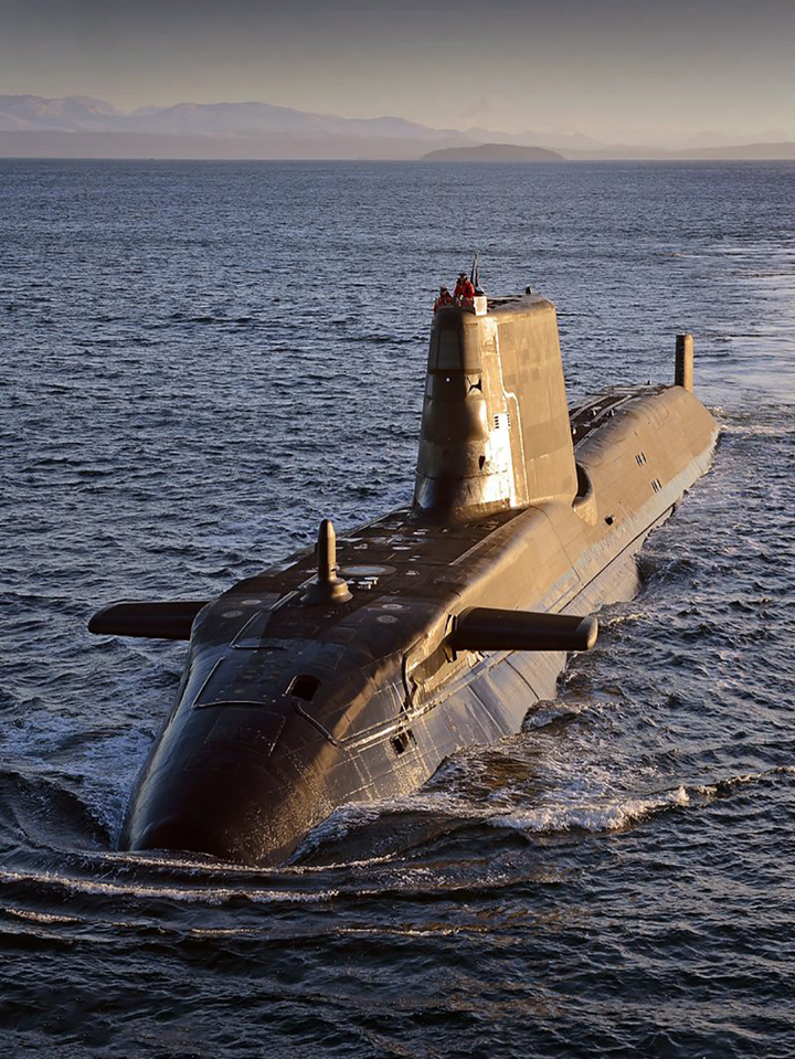 HMS Ambush S120 Astute Class Submarine December 2012