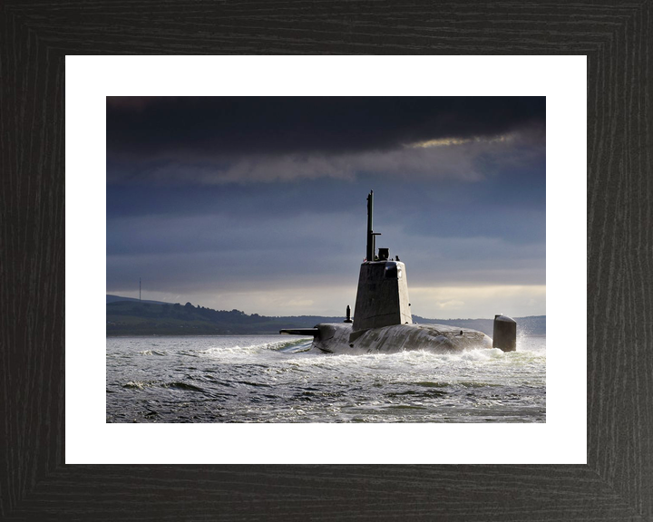 HMS Ambush S120 Astute Class Submarine 2013 Silhouette
