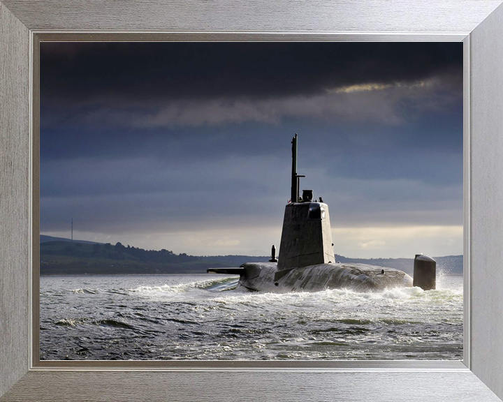 HMS Ambush S120 Astute Class Submarine 2013 Silhouette