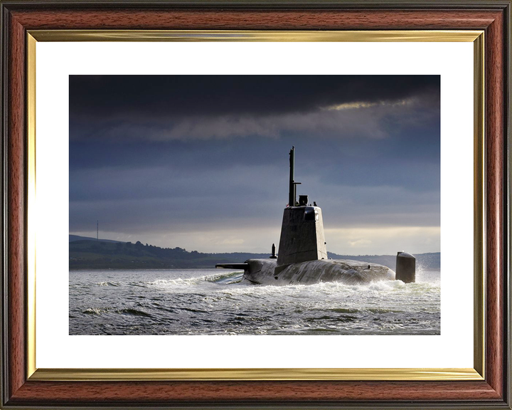 HMS Ambush S120 Astute Class Submarine 2013 Silhouette