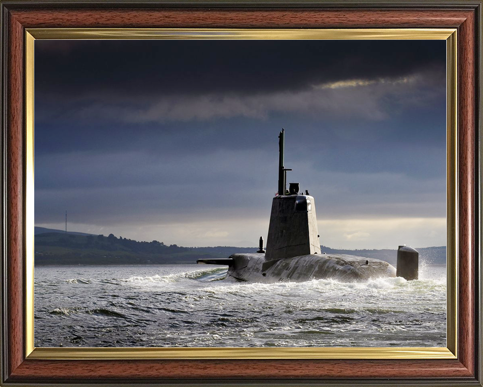 HMS Ambush S120 Astute Class Submarine 2013 Silhouette