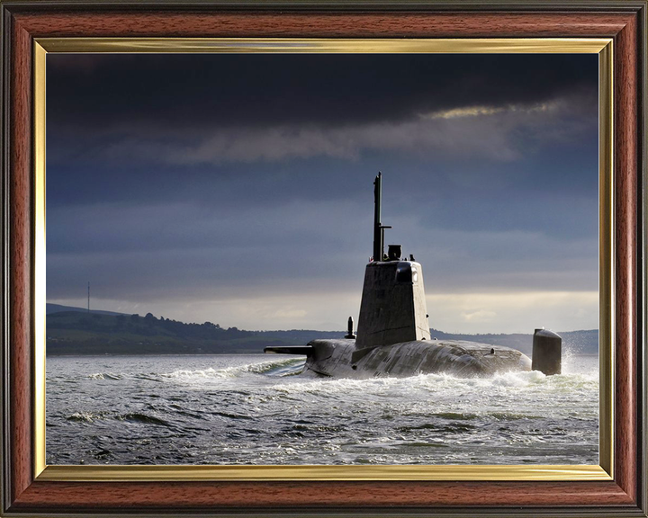 HMS Ambush S120 Astute Class Submarine 2013 Silhouette