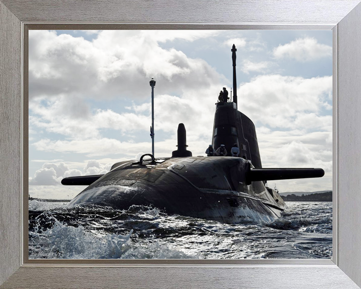 HMS Ambush S120 Astute Class Submarine 2012 Sea Port Bow