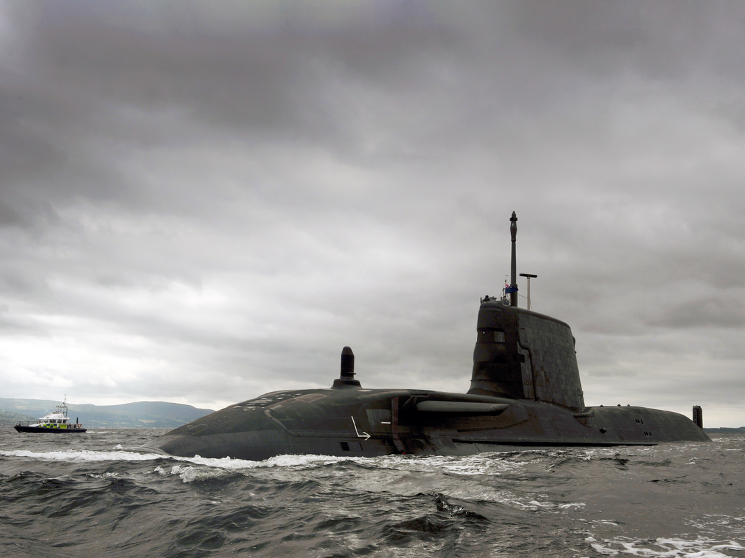 HMS Artful S121 Astute Class Submarine 2010 Faslane