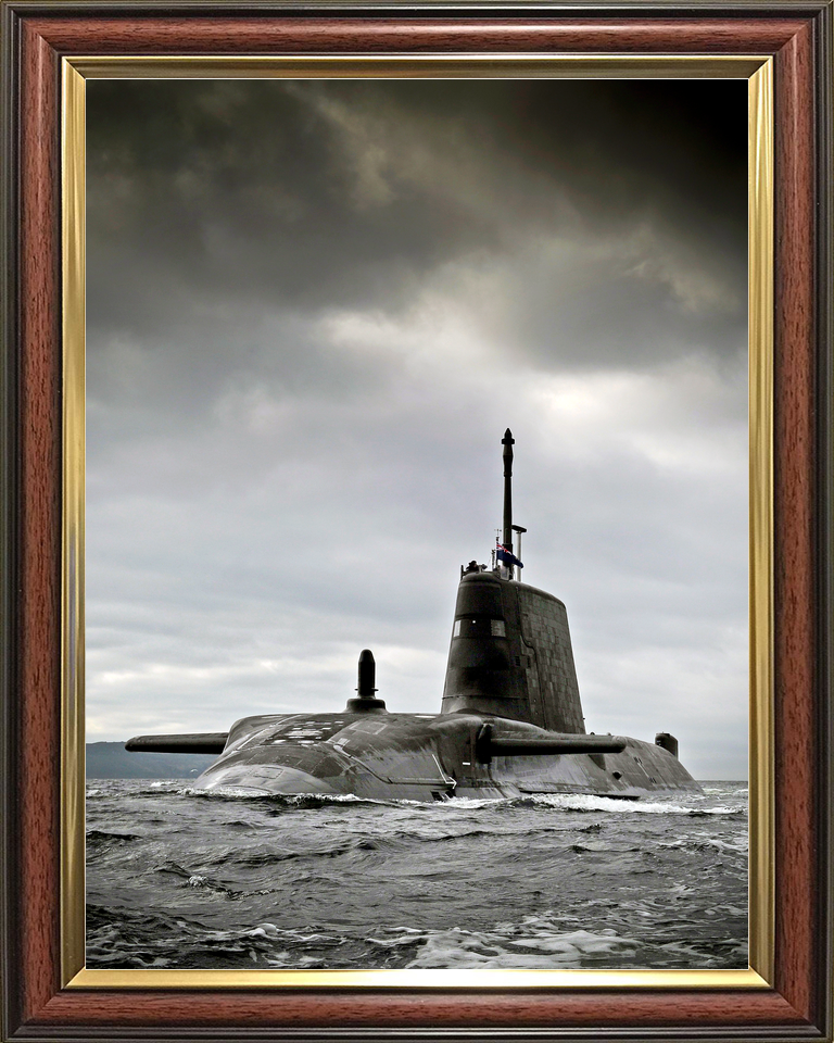 HMS Artful S121 Astute Class Submarine 2010 Portrait