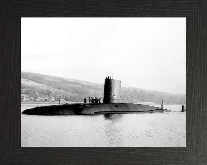 HMS Courageous S50 Churchill Class Submarine Entering Harbour