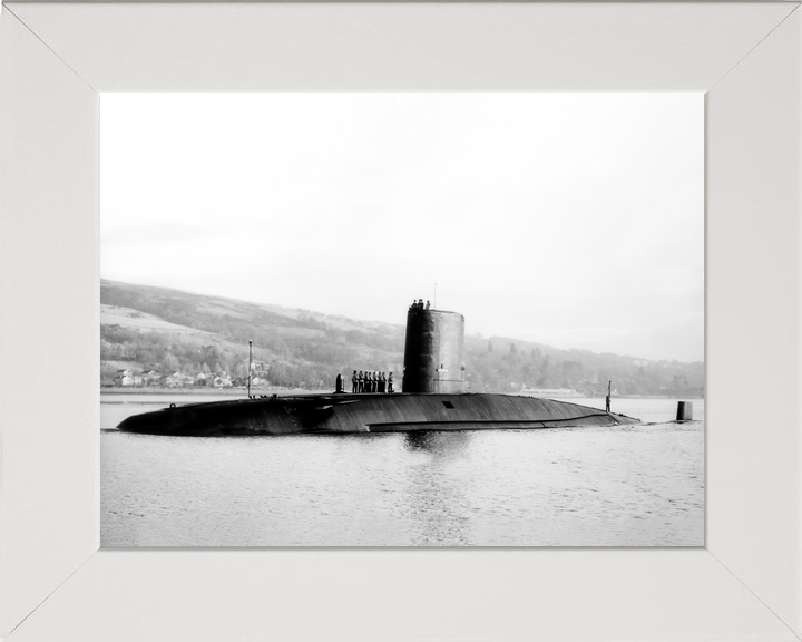 HMS Courageous S50 Churchill Class Submarine Entering Harbour