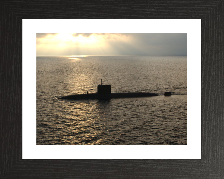 HMS Splendid S106 Swiftsure Class Submarine 2003 Sunset