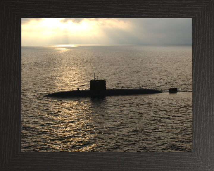 HMS Splendid S106 Swiftsure Class Submarine 2003 Sunset