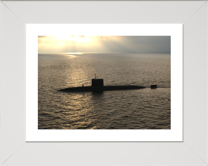 HMS Splendid S106 Swiftsure Class Submarine 2003 Sunset