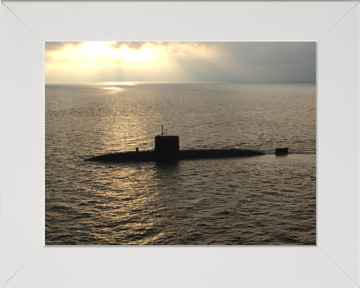 HMS Splendid S106 Swiftsure Class Submarine 2003 Sunset