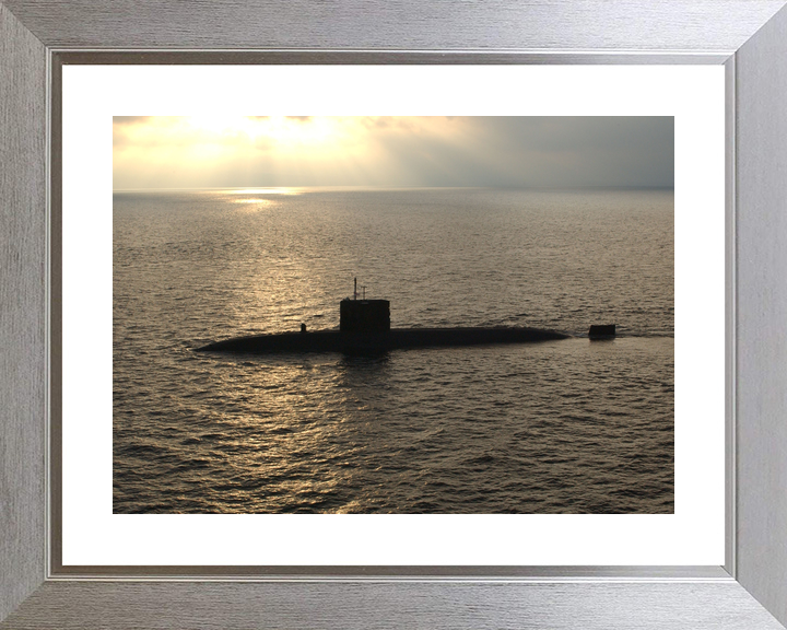 HMS Splendid S106 Swiftsure Class Submarine 2003 Sunset
