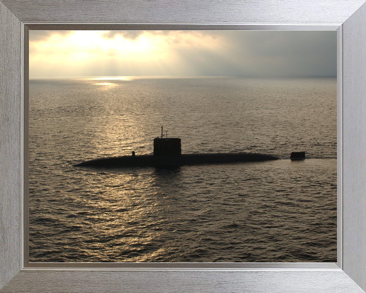 HMS Splendid S106 Swiftsure Class Submarine 2003 Sunset
