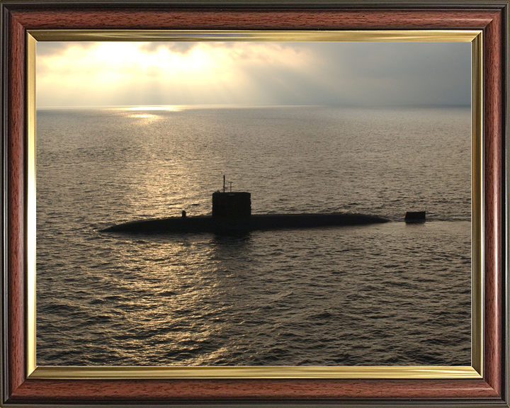 HMS Splendid S106 Swiftsure Class Submarine 2003 Sunset