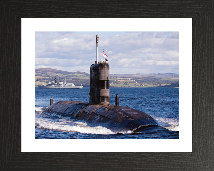 HMS Superb S109 Swiftsure Class Submarine with HMS Lancaster