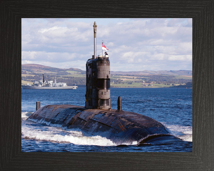 HMS Superb S109 Swiftsure Class Submarine with HMS Lancaster