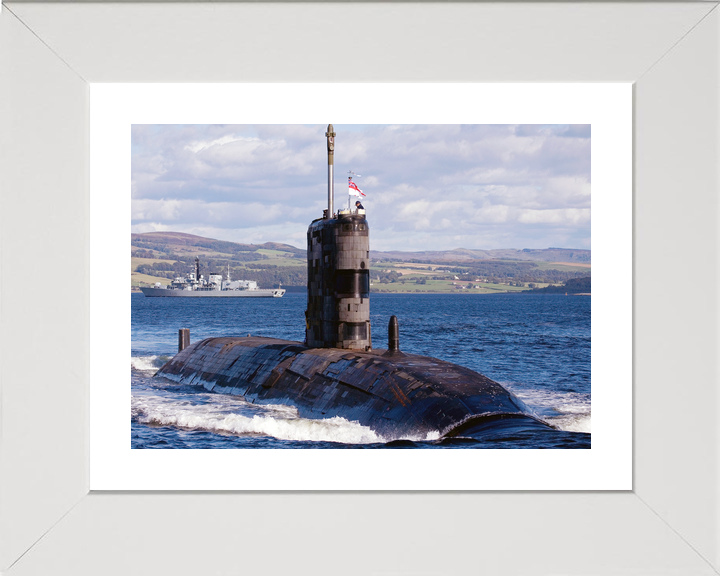 HMS Superb S109 Swiftsure Class Submarine with HMS Lancaster
